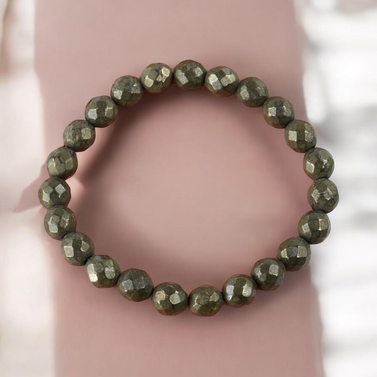Pyrite (faceted) lo