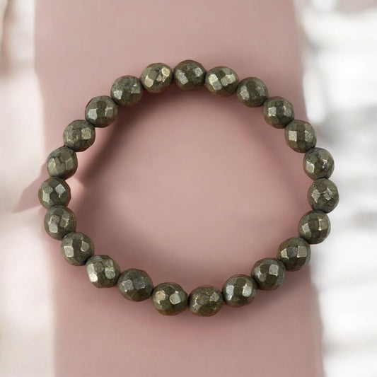 Pyrite (faceted) lo